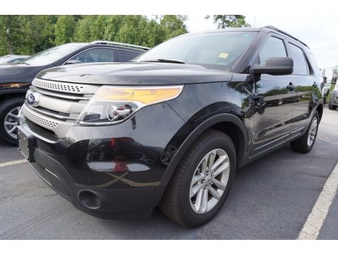 Tuxedo Black Ford Explorer FWD.  Click to enlarge.