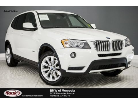 Alpine White BMW X3 xDrive28i.  Click to enlarge.