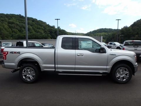 Ingot Silver Ford F150 XLT SuperCab 4x4.  Click to enlarge.