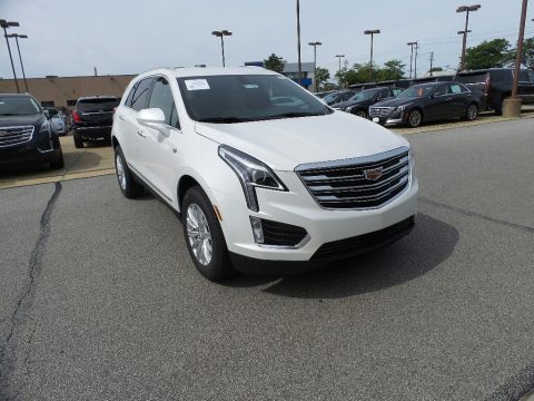 Crystal White Tricoat Cadillac XT5 FWD.  Click to enlarge.
