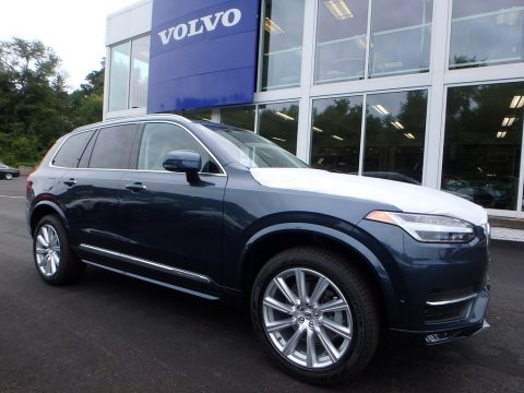 Denim Blue Metallic Volvo XC90 T6 AWD Inscription.  Click to enlarge.