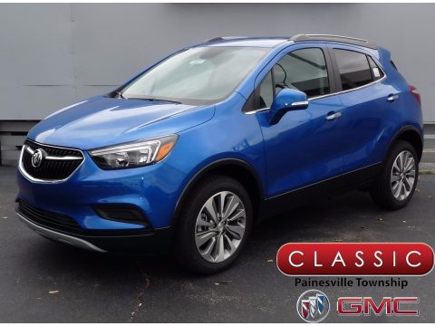 Coastal Blue Metallic Buick Encore Preferred AWD.  Click to enlarge.