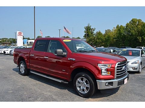 Ruby Red Metallic Ford F150 XLT SuperCrew.  Click to enlarge.