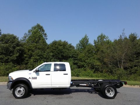 Bright White Ram 5500 Tradesman Crew Cab 4x4 Chassis.  Click to enlarge.