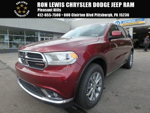 Octane Red Pearl Dodge Durango SXT AWD.  Click to enlarge.