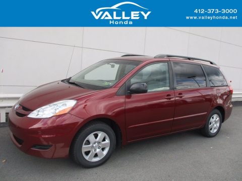 Salsa Red Pearl Toyota Sienna LE.  Click to enlarge.