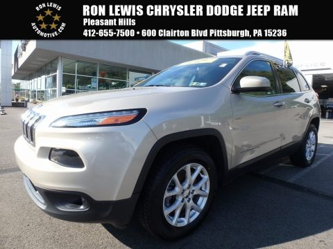 Cashmere Pearl Jeep Cherokee Latitude 4x4.  Click to enlarge.