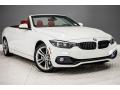 Front 3/4 View of 2018 BMW 4 Series 430i Convertible #12