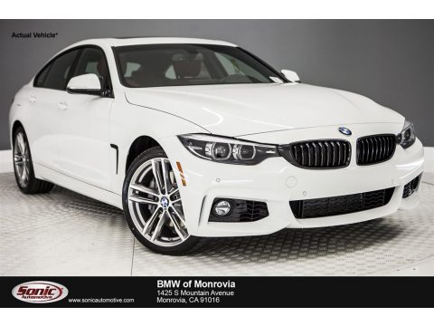 Alpine White BMW 4 Series 440i xDrive Gran Coupe.  Click to enlarge.