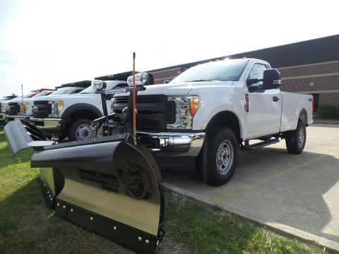 Oxford White Ford F350 Super Duty XL Regular Cab 4x4.  Click to enlarge.