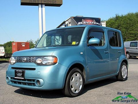 Caribbean Blue Pearl Metallic Nissan Cube 1.8 S.  Click to enlarge.