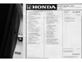  2018 Honda Fit EX-L Window Sticker #17