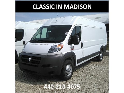 Bright White Ram ProMaster 3500 High Roof Cargo Van.  Click to enlarge.