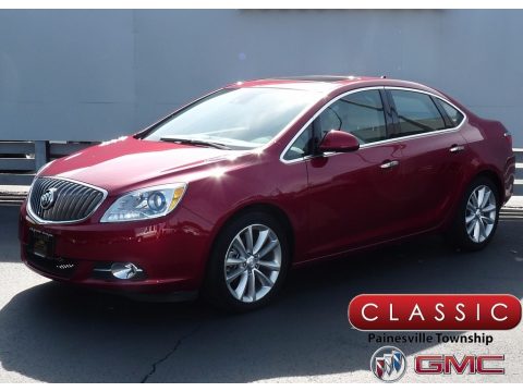 Crystal Red Tintcoat Buick Verano Leather.  Click to enlarge.