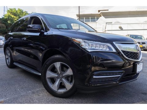 Crystal Black Pearl Acura MDX SH-AWD.  Click to enlarge.