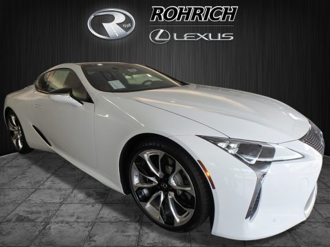 Ultra White Lexus LC 500.  Click to enlarge.