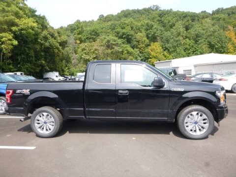 Shadow Black Ford F150 XL SuperCab 4x4.  Click to enlarge.