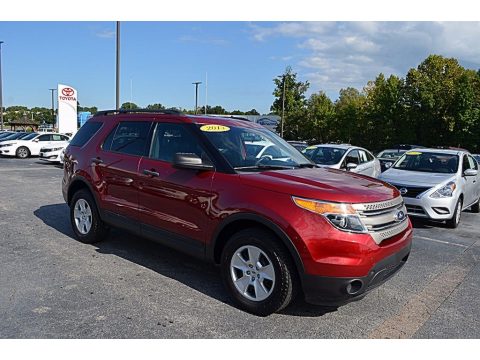 Ruby Red Metallic Ford Explorer 4WD.  Click to enlarge.