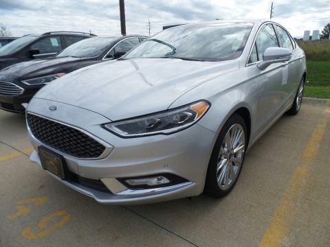 Ingot Silver Ford Fusion Platinum.  Click to enlarge.