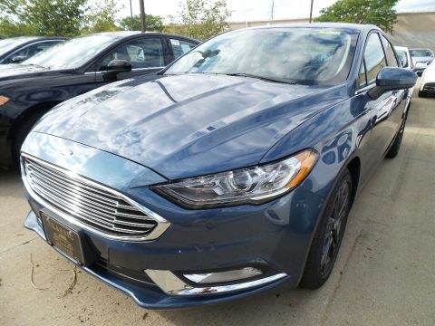 Blue Metallic Ford Fusion SE.  Click to enlarge.