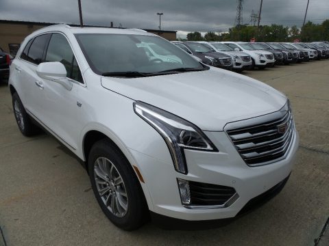 Crystal White Tricoat Cadillac XT5 Luxury AWD.  Click to enlarge.