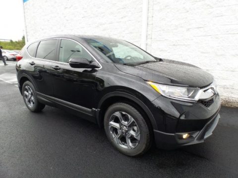 Crystal Black Pearl Honda CR-V EX AWD.  Click to enlarge.