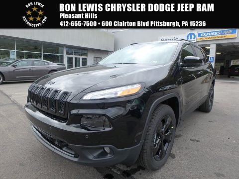 Diamond Black Crystal Pearl Jeep Cherokee High Altitude 4x4.  Click to enlarge.