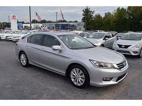 Alabaster Silver Metallic Honda Accord EX-L V6 Sedan.  Click to enlarge.