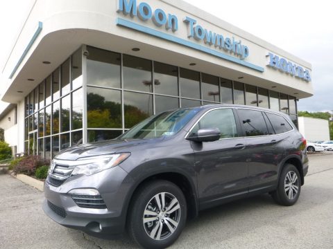Modern Steel Metallic Honda Pilot EX AWD. Click to enlarge. Modern Steel Metallic Honda Pilot EX AWD. Click to enlarge.