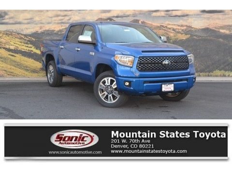 Blazing Blue Pearl Toyota Tundra Platinum CrewMax 4x4. Click to enlarge. Blazing Blue Pearl Toyota Tundra Platinum CrewMax 4x4. Click to enlarge.