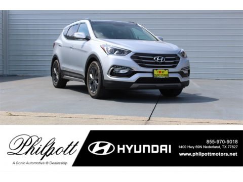 Sparkling Silver Hyundai Santa Fe Sport 2.0T.  Click to enlarge.