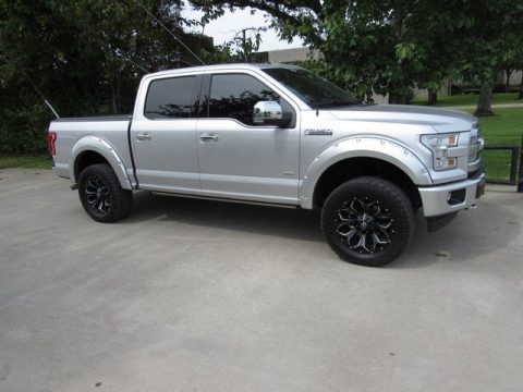 Ingot Silver Ford F150 Platinum SuperCrew 4x4.  Click to enlarge.