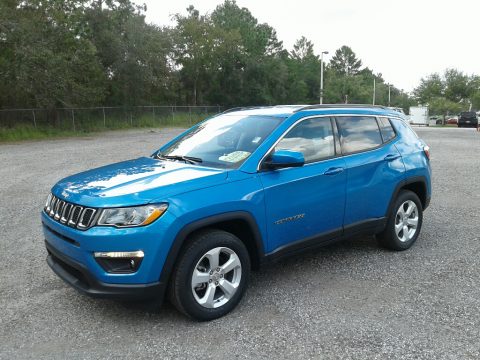 Laser Blue Pearl Jeep Compass Latitude.  Click to enlarge.