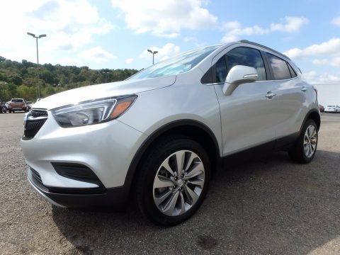 Quicksilver Metallic Buick Encore Preferred AWD.  Click to enlarge.