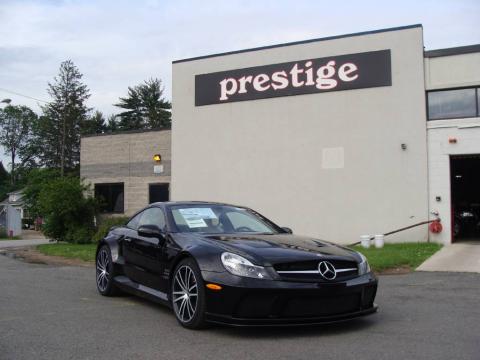 Black Mercedes-Benz SL 65 AMG Black Series Coupe.  Click to enlarge.