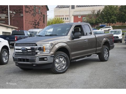 Stone Gray Ford F150 XLT SuperCab 4x4.  Click to enlarge.