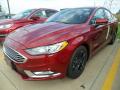 Front 3/4 View of 2018 Ford Fusion Hybrid SE #1
