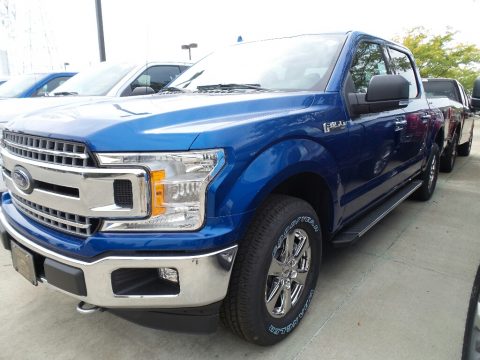 Lightning Blue Ford F150 XLT SuperCrew 4x4.  Click to enlarge.