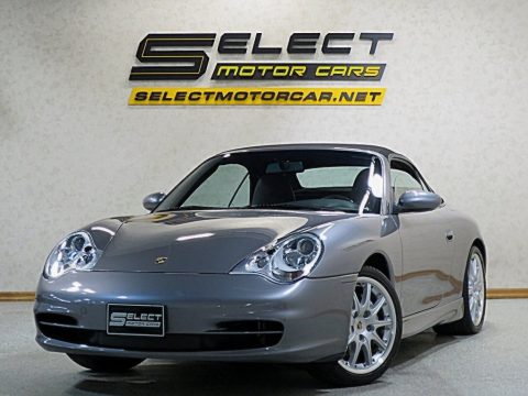 Seal Grey Metallic Porsche 911 Carrera 4 Cabriolet.  Click to enlarge.