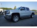 Front 3/4 View of 2018 GMC Sierra 1500 SLE Crew Cab #3