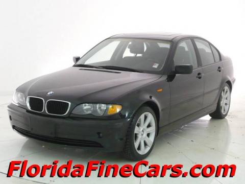 Jet Black BMW 3 Series 325i Sedan.  Click to enlarge.