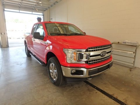 Race Red Ford F150 XLT SuperCab 4x4.  Click to enlarge.