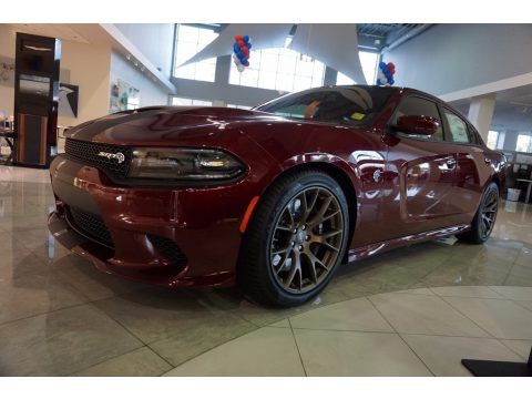 Octane Red Pearl Dodge Charger SRT Hellcat.  Click to enlarge.