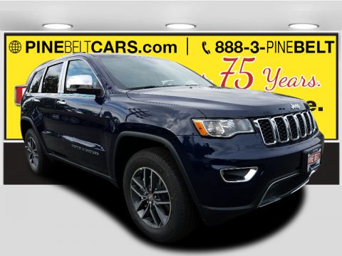 True Blue Pearl Jeep Grand Cherokee Limited 4x4.  Click to enlarge.