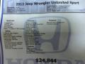 2012 Wrangler Unlimited Sport 4x4 #28