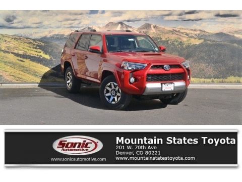 Barcelona Red Metallic Toyota 4Runner TRD Off-Road 4x4.  Click to enlarge.