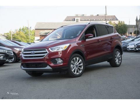 Ruby Red Ford Escape Titanium 4WD.  Click to enlarge.