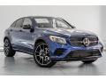 Front 3/4 View of 2018 Mercedes-Benz GLC AMG 43 4Matic Coupe #12