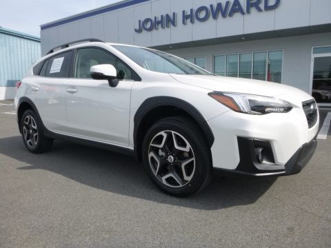 Crystal White Pearl Subaru Crosstrek 2.0i Limited.  Click to enlarge.