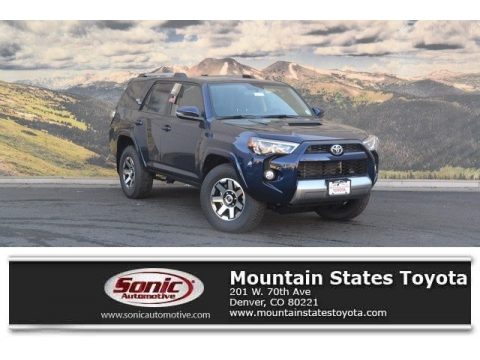 Nautical Blue Metallic Toyota 4Runner TRD Off-Road 4x4.  Click to enlarge.